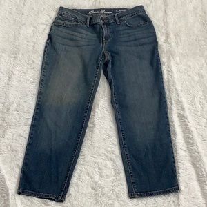 Eddie Bauer Boyfriend Crop Jeans size 4